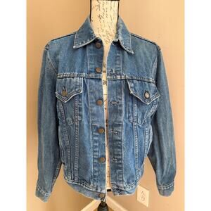 Vintage Cowden Denim Button Front Unlined Jacket SMALL